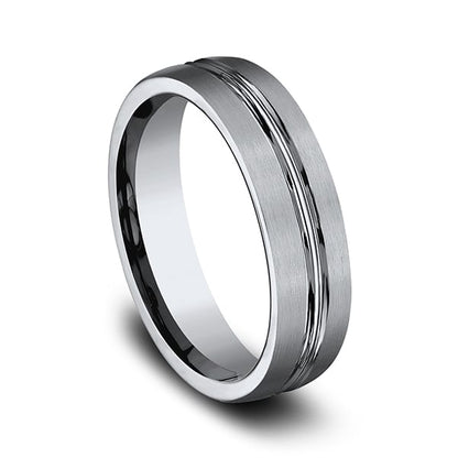 Titanium Comfort-Fit Design Wedding Band