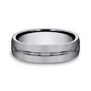 Titanium Comfort-Fit Design Wedding Band