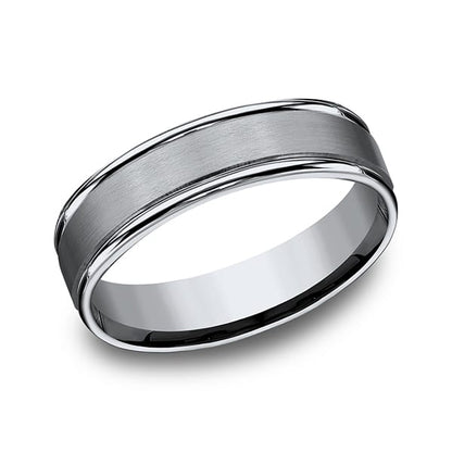 Titanium Comfort-Fit Design Wedding Band