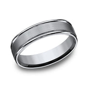 Titanium Comfort-Fit Design Wedding Band