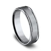 Titanium Comfort-Fit Design Wedding Band