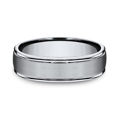 Titanium Comfort-Fit Design Wedding Band