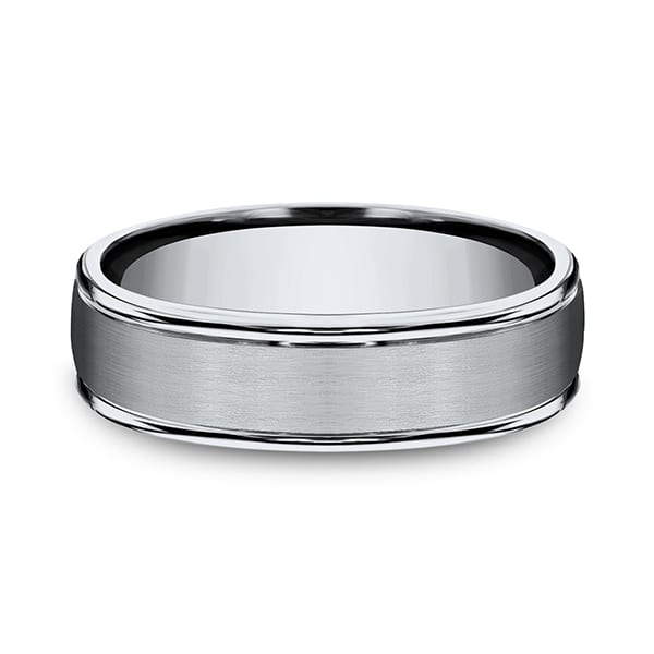 Titanium Comfort-Fit Design Wedding Band