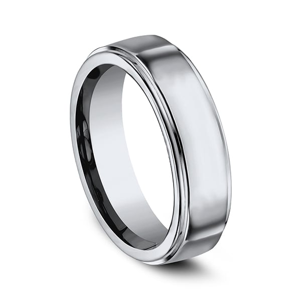 Titanium Comfort-Fit Design Wedding Band