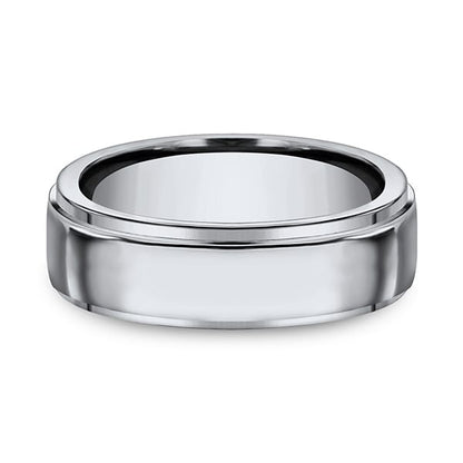 Titanium Comfort-Fit Design Wedding Band