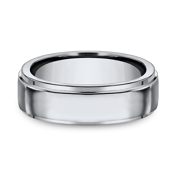 Titanium Comfort-Fit Design Wedding Band