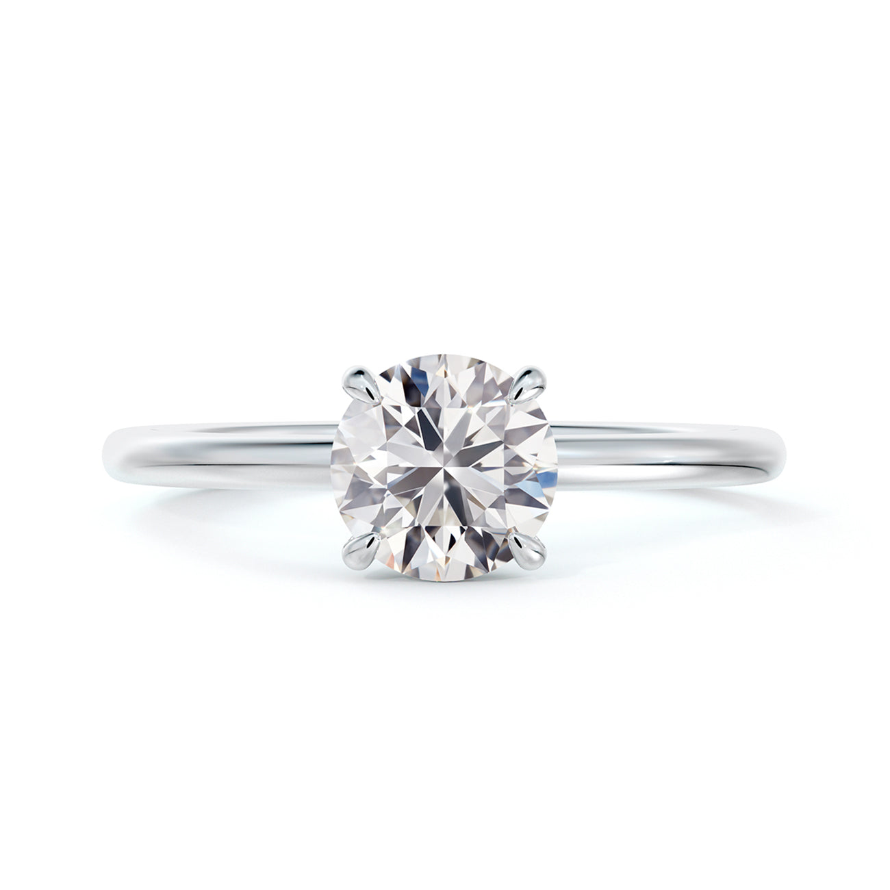platinum solitaire engagement ring 1.20ct
