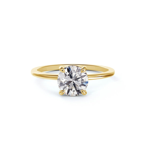18k yellow gold forevermark icon diamond engagement ring 0.70ct