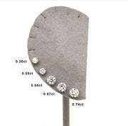 platinum diamond studs 1.48ct
