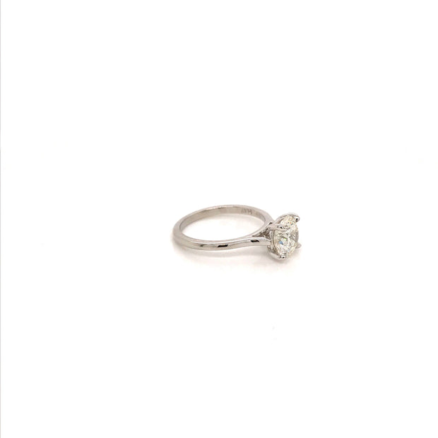 Solitaire Engagement Ring with Cathedral