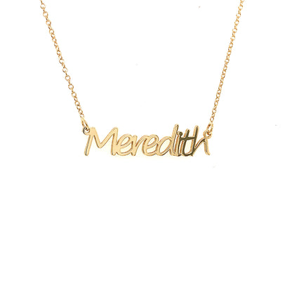 Name Plate Necklace