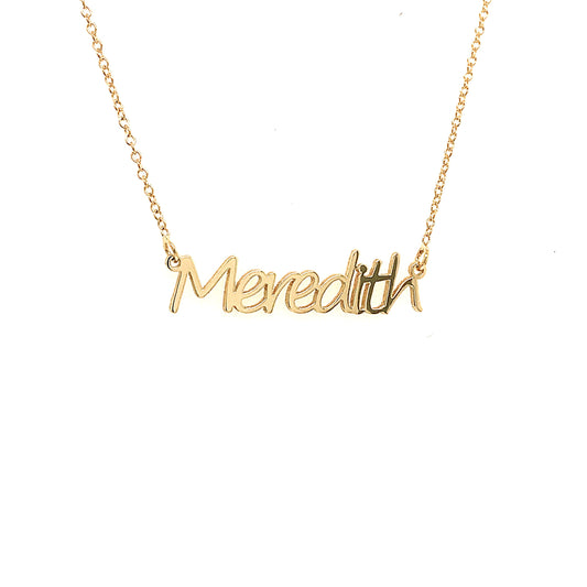 Name Plate Necklace