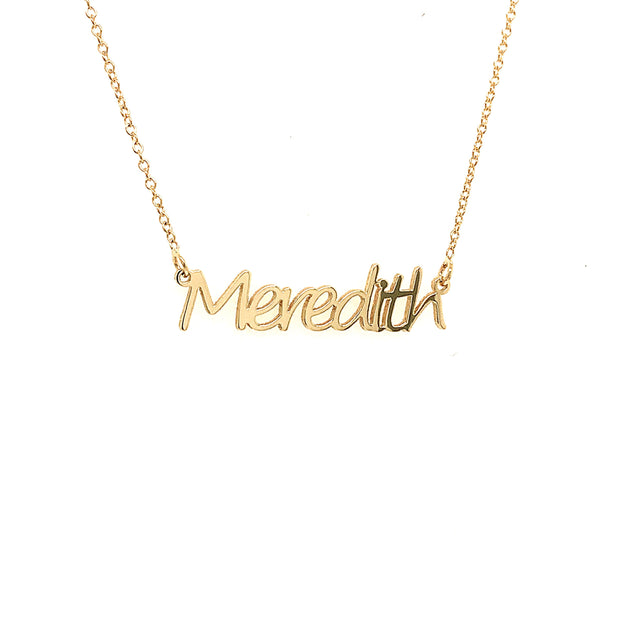 Name Plate Necklace