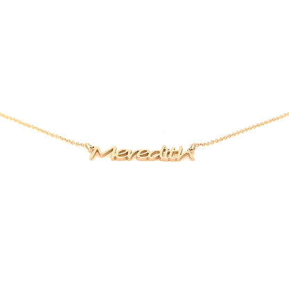 Name Plate Necklace