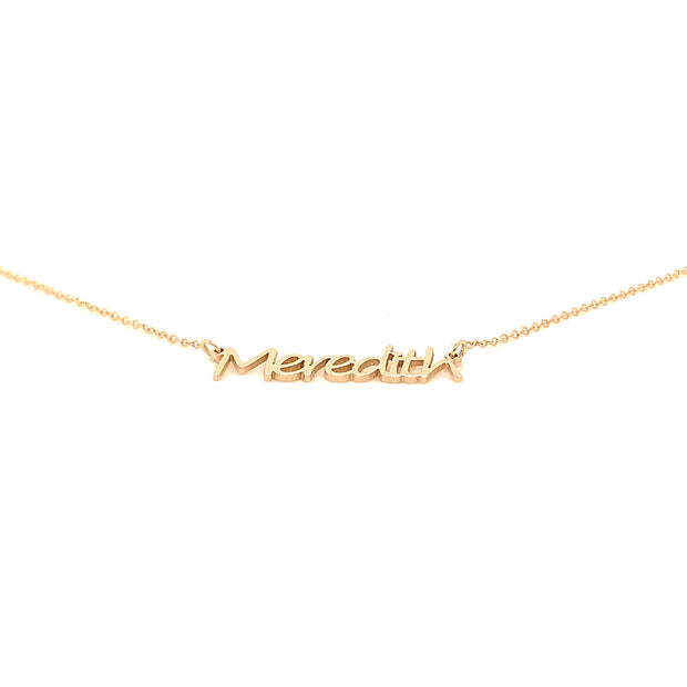 Name Plate Necklace