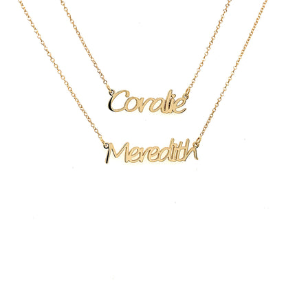 Name Plate Necklace