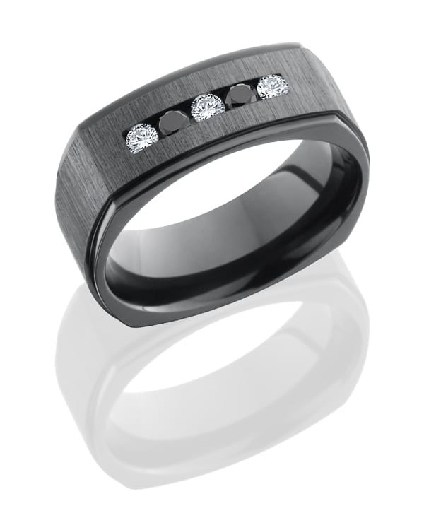 Z8FGESQDIA3X.05BLKDIA2X.05CH CROSS SATIN BLACK-POLISH