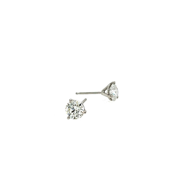 platinum diamond studs 1.48ct