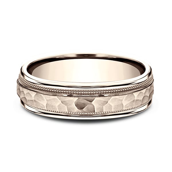 Comfort-Fit Design Wedding Band