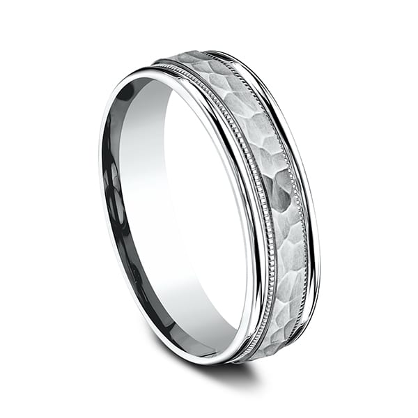 Comfort-Fit Design Wedding Band