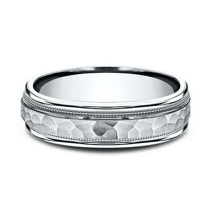 Comfort-Fit Design Wedding Band