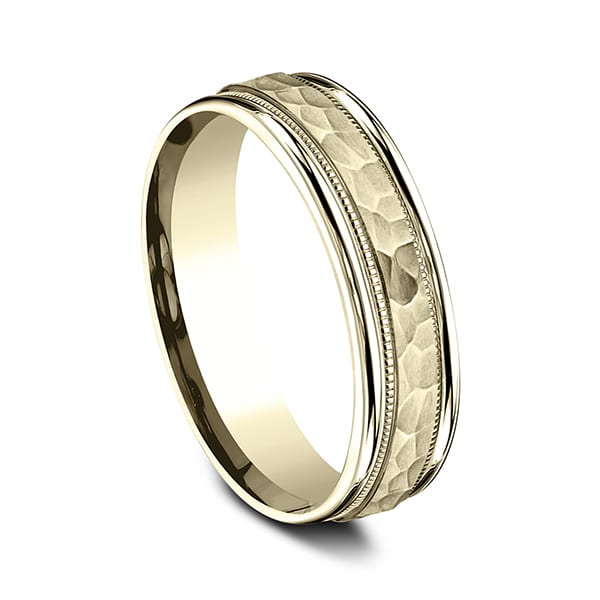 Comfort-Fit Design Wedding Band
