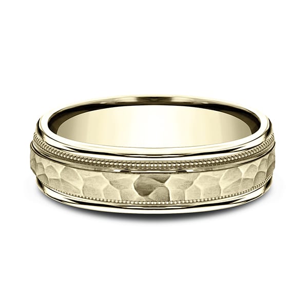 Comfort-Fit Design Wedding Band