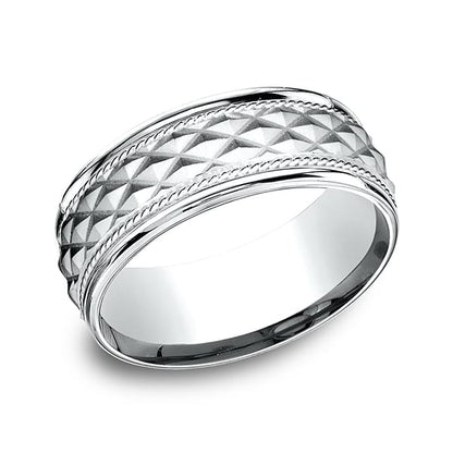Comfort-Fit Design Wedding Band