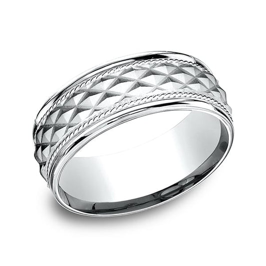 Comfort-Fit Design Wedding Band