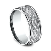 Comfort-Fit Design Wedding Band