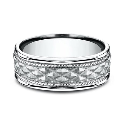 Comfort-Fit Design Wedding Band