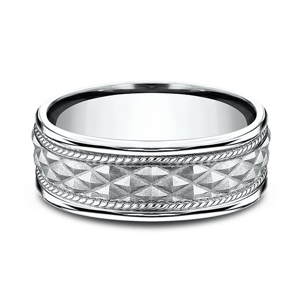 Comfort-Fit Design Wedding Band