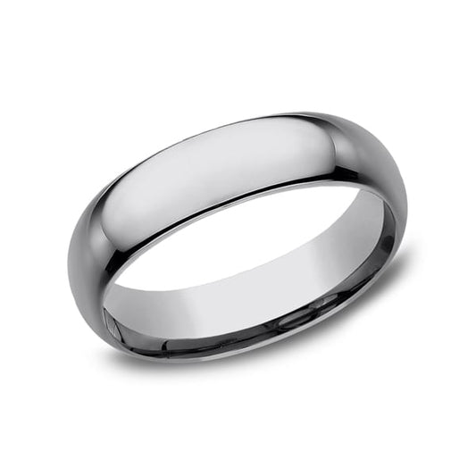 Tungsten Comfort-Fit Design Wedding Band