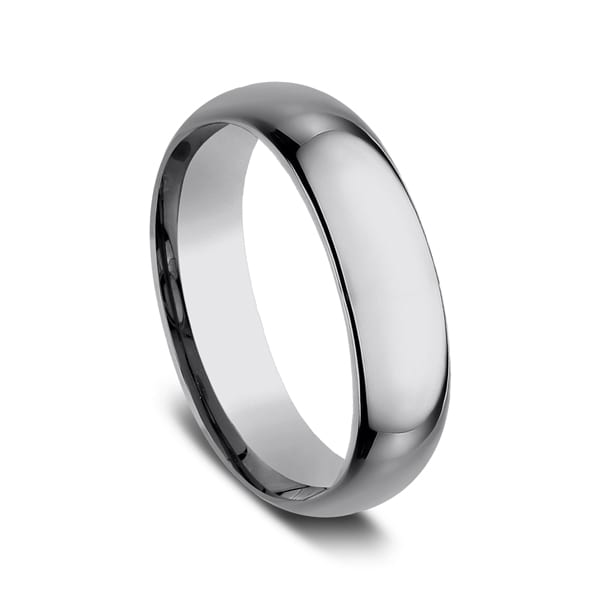 Tungsten Comfort-Fit Design Wedding Band