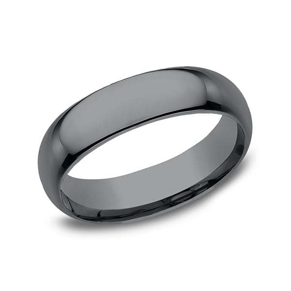 Tantalum Comfort-fit Design Wedding Band