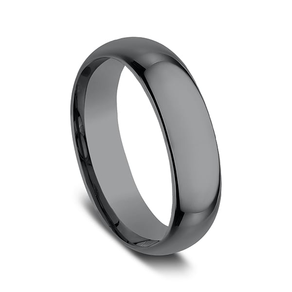 Tantalum Comfort-fit Design Wedding Band