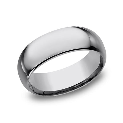 Tungsten Comfort-Fit Design Wedding Band