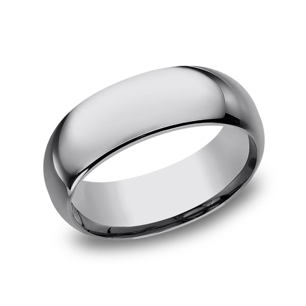 Tungsten Comfort-Fit Design Wedding Band