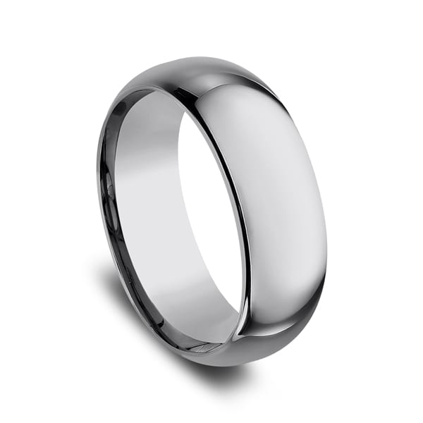 Tungsten Comfort-Fit Design Wedding Band
