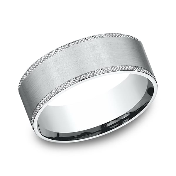 Comfort-Fit Design Wedding Band