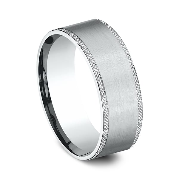 Comfort-Fit Design Wedding Band