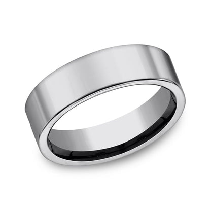 Tungsten Comfort-Fit Design Wedding Band