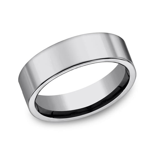 Tungsten Comfort-Fit Design Wedding Band