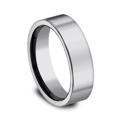 Tungsten Comfort-Fit Design Wedding Band