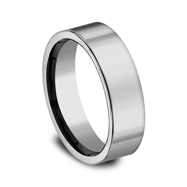 Tungsten Comfort-Fit Design Wedding Band