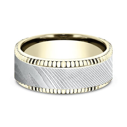 Ammara Stone Comfort-fit Design Wedding Ring