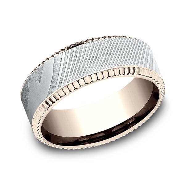 Ammara Stone Comfort-fit Design Wedding Ring