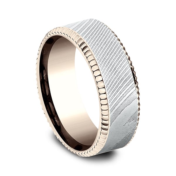 Ammara Stone Comfort-fit Design Wedding Ring