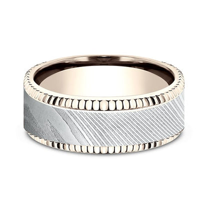 Ammara Stone Comfort-fit Design Wedding Ring