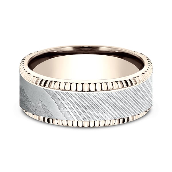 Ammara Stone Comfort-fit Design Wedding Ring